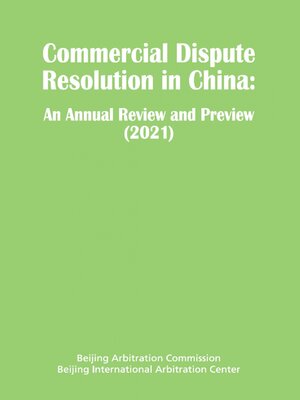 cover image of Commercial Dispute Resolution in China